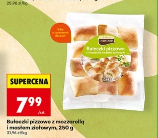 bułeczki pizzowe z mozzarellą i masłem ziołowym