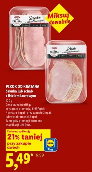 szynka lub schab z liściem laurowym