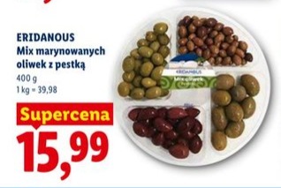 mix marynowanych oliwek z pestką