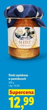 śledź zapiekany w pomidorach