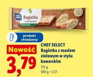 bagietka z masłem ziołowym w stylu bawarskim