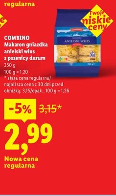makaron gniazdka anielskie włosy z pszenicy durum