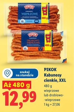 kabanosy cienkie
