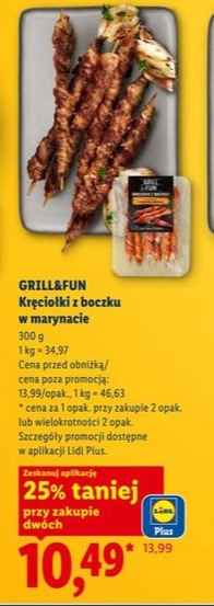 kręciołki z boczku w marynacie