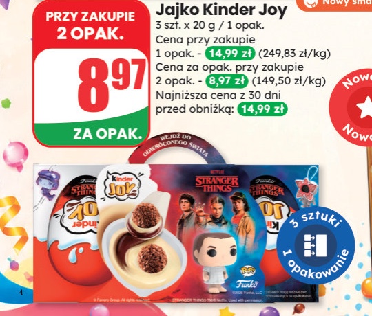 jajko niespodzianka Kinder Joy