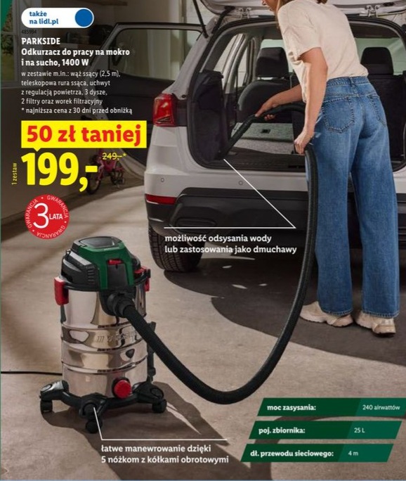odkurzacz do pracy na mokro i na sucho