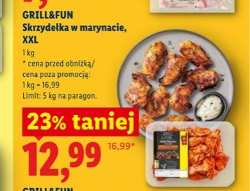 skrzydełka w marynacie, XXL