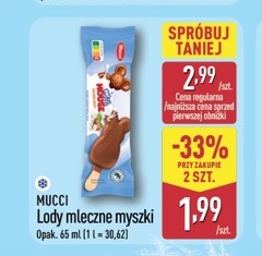 lody mleczne myszki