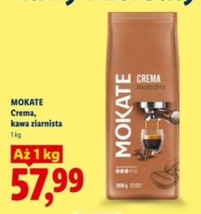 kawa ziarnista crema