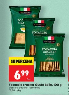 focaccia cracker
