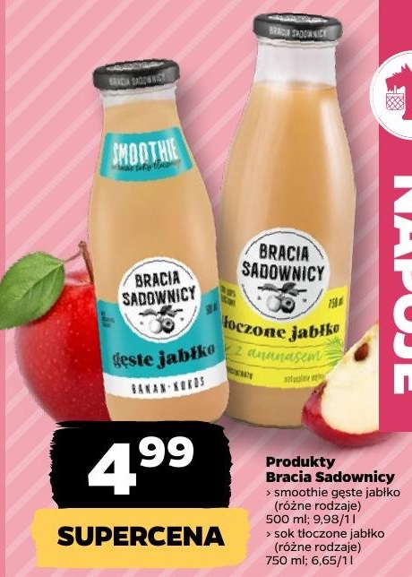 smoothie gęste jabłko