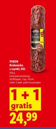 kiełbasa krakowska z szynki