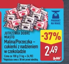 cukierki z nadzieniem w czekoladzie