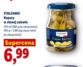 kapary w słonej zalewie