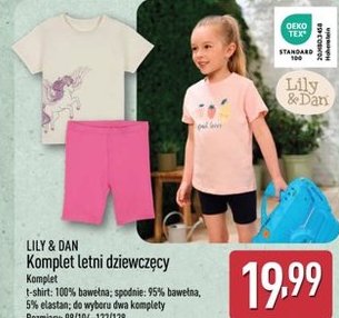 komplet letni dziewczęcy