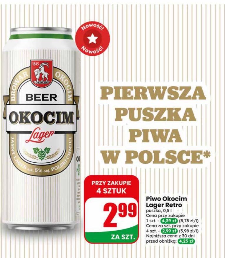 piwo lager retro