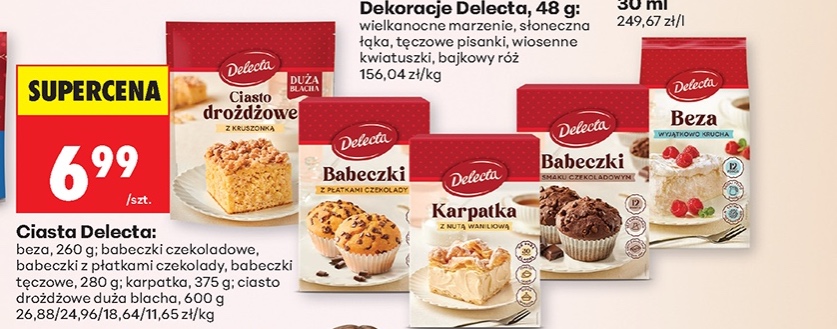mieszanki do ciast i babeczek