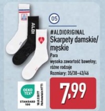 skarpety damskie/męskie
