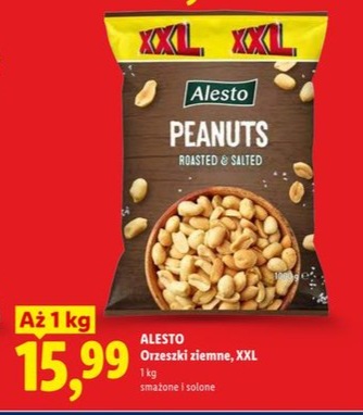 orzeszki ziemne smażone i solone