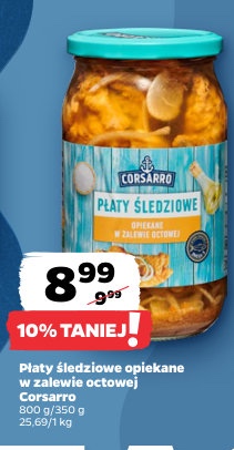 płaty śledziowe opiekane w zalewie octowej