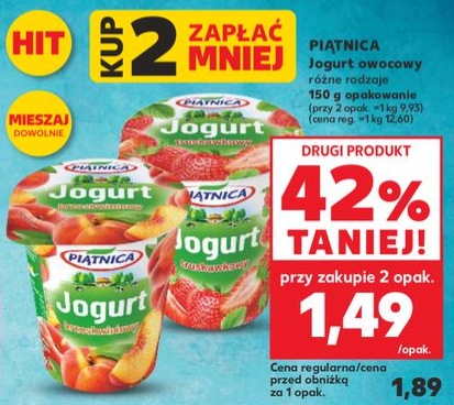 serek owocowy różne smaki