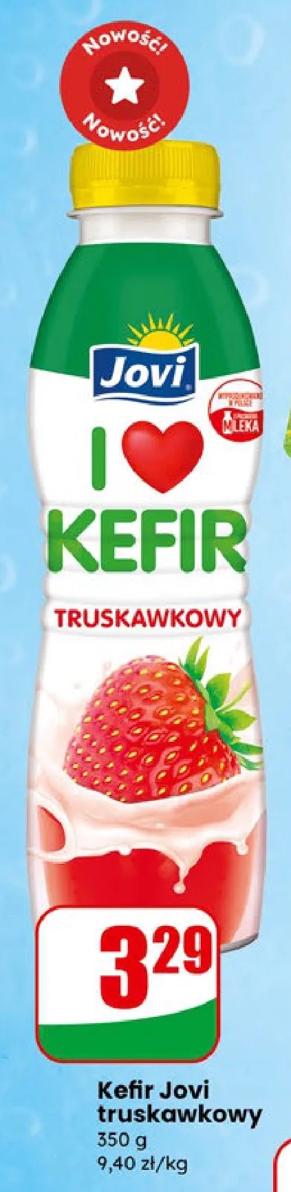 kefir truskawkowy