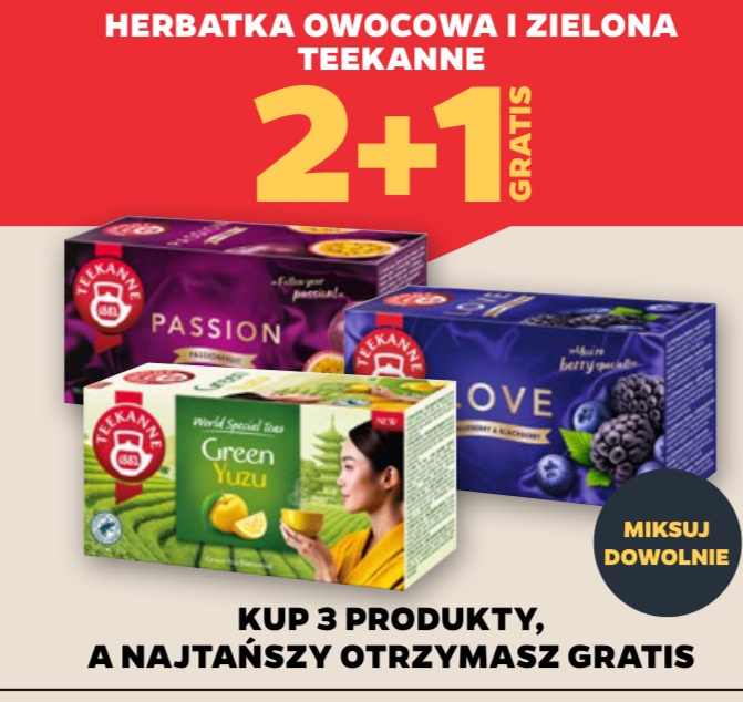 wszystkie herbatki owocowe i zielone