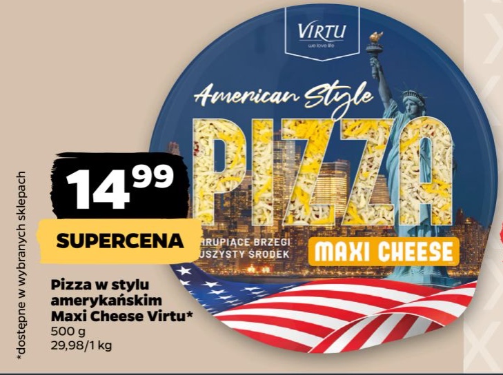 pizza w stylu amerykańskim maxi cheese