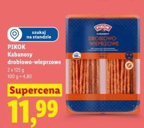 kabanosy drobiowo-wieprzowe
