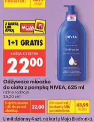 odżywcze mleczko do ciała z pompką