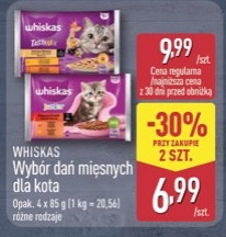 wybór dań mięsnych dla kota