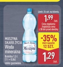 woda mineralna lekko gazowana