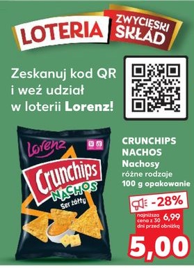 chipsy karbowane nachos