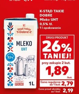mleko UHT 0,5%