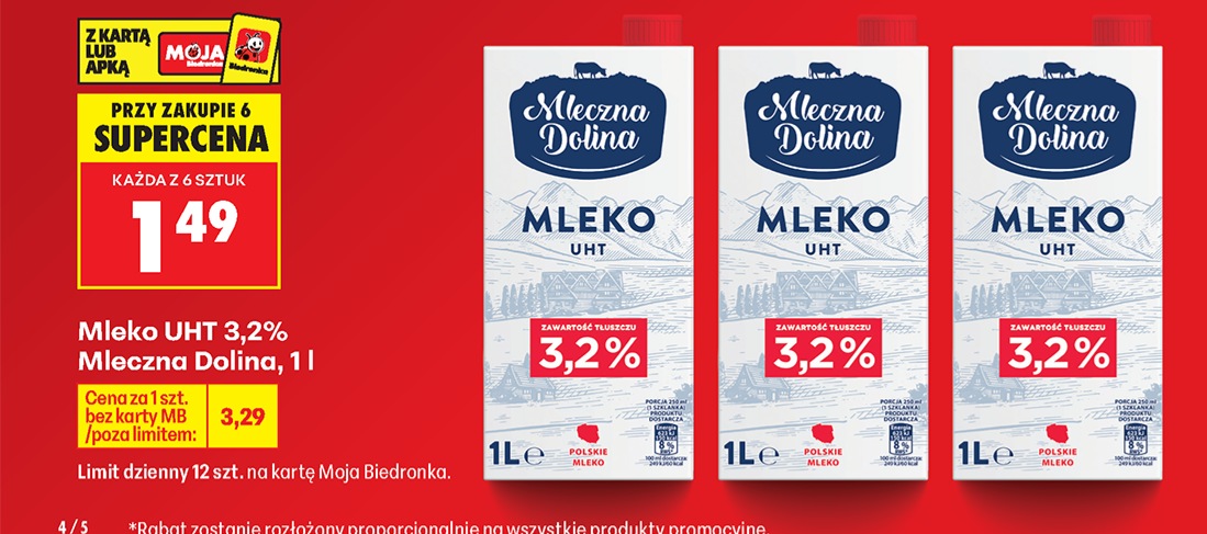 mleko UHT 3,2%