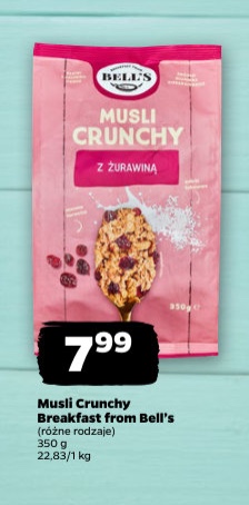 musli crunchy z żurawiną