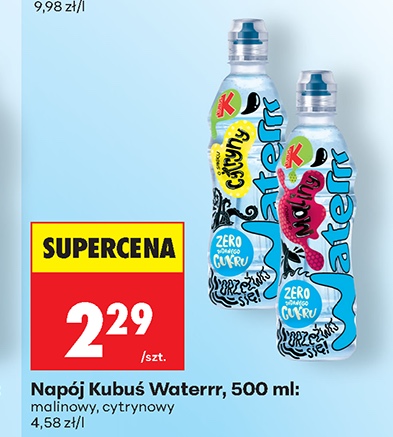 napój Kubusia Waterrr truskawkowy