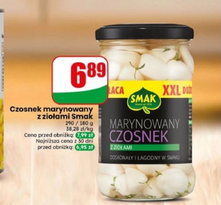 czosnek marynowany z ziołami