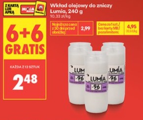 wkład olejowy do zniczy