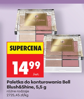 paletka do konturowania bell blush&shine