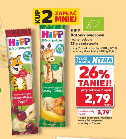 batonik owocowy różne rodzaje