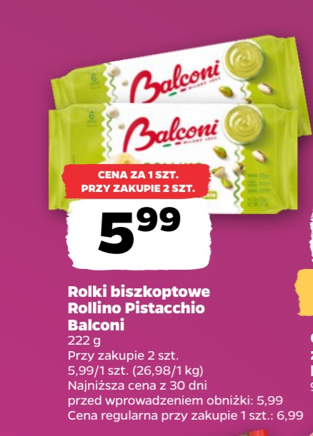 rolki biszkoptowe pistacchio