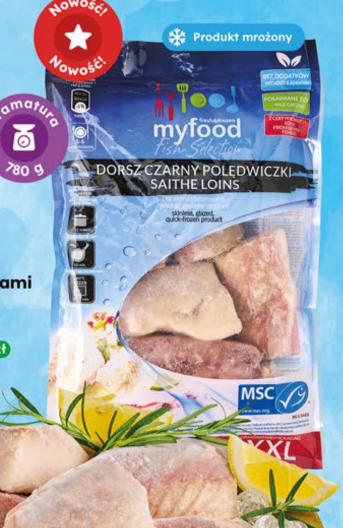 polędwice z dorsza czarnego