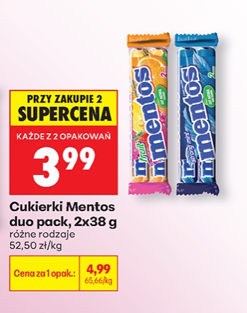 cukierki mentos duo pack