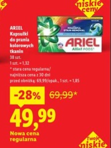 kapsułki do prania kolorowych tkanin