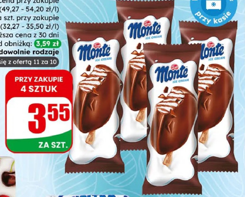 lody na patyku monte