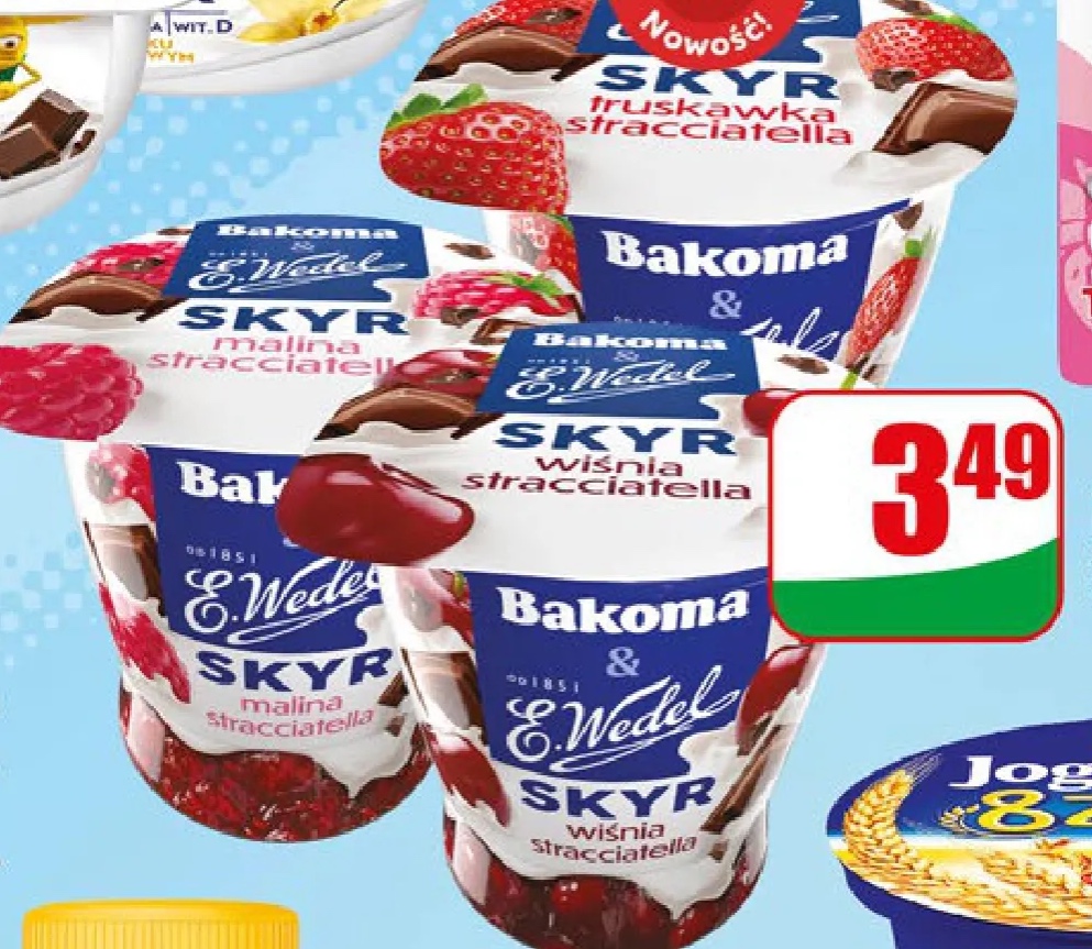 jogurt skyr truskawkowy
