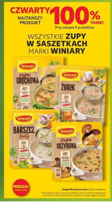 Wszystkie zupy w saszetkach