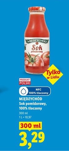 sok pomidorowy 100% tłoczony