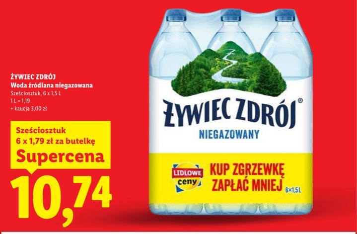 woda źródlana niegazowana